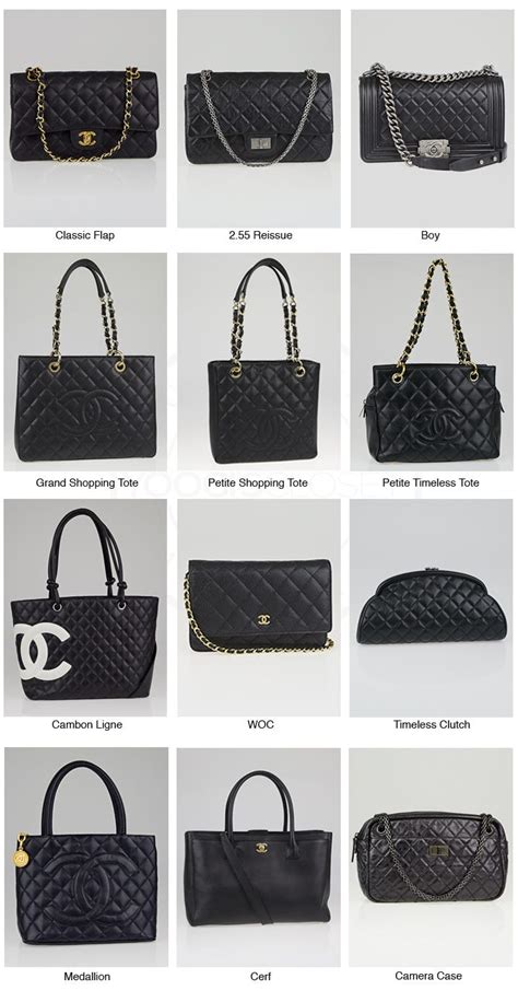 chanel handbag styles|chanel handbag catalogue.